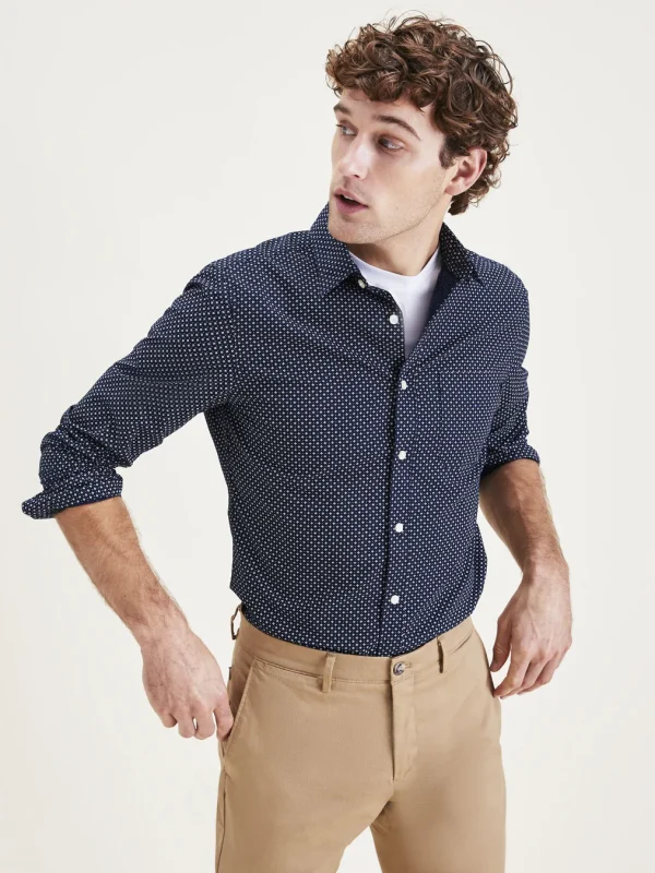 Camisa Slim Fit Icon Button Up - DOCKERS