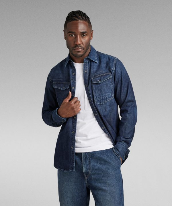 Camisa Slim Denim - G-STAR RAW