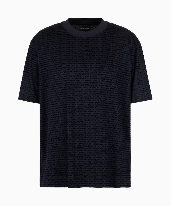 Camiseta en punto de mezcla de lyocell - ARMANI