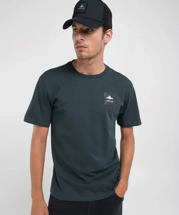 Camiseta con inscripción - REPLAY