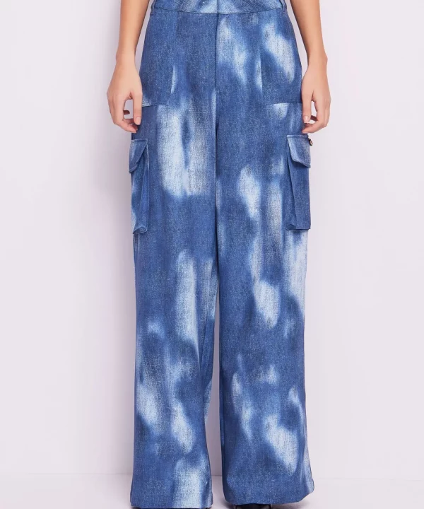 Pantalones cargo elástico - DENNY ROSE