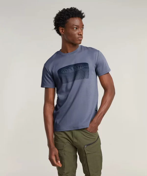 Camiseta stacked old skool logo - G-STAR RAW