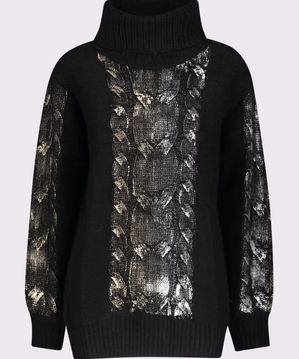 Jersey con estampado laminado - DENNY ROSE