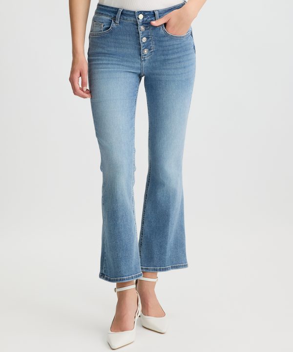 Vaqueros bootcut de talle alto - LIU.JO
