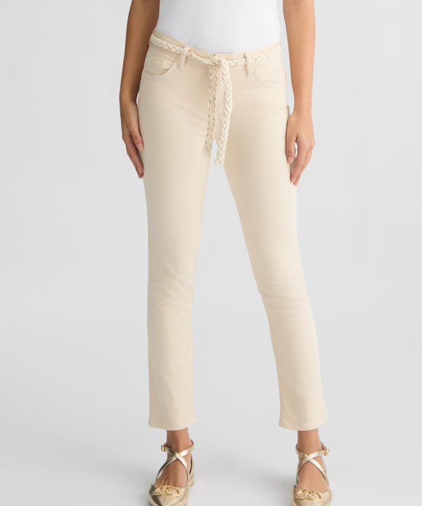Pantalón pitillo con cinturón - LIU.JO