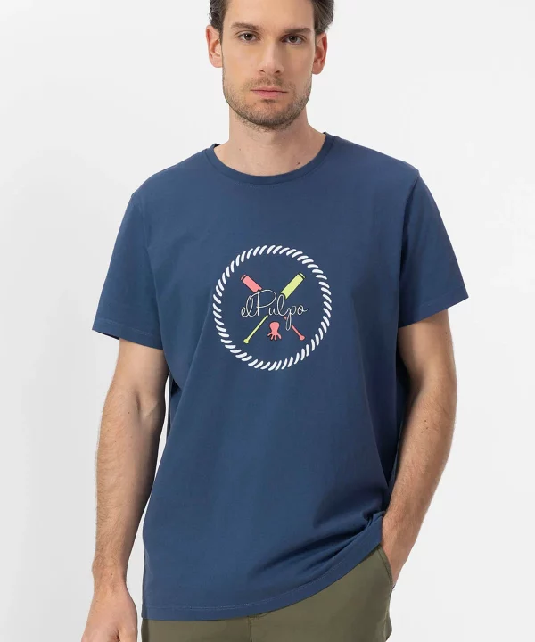 Camiseta Estampado Remos Essentials - EL PULPO