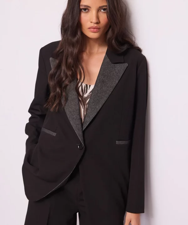 Americana negra recta - DENNY ROSE