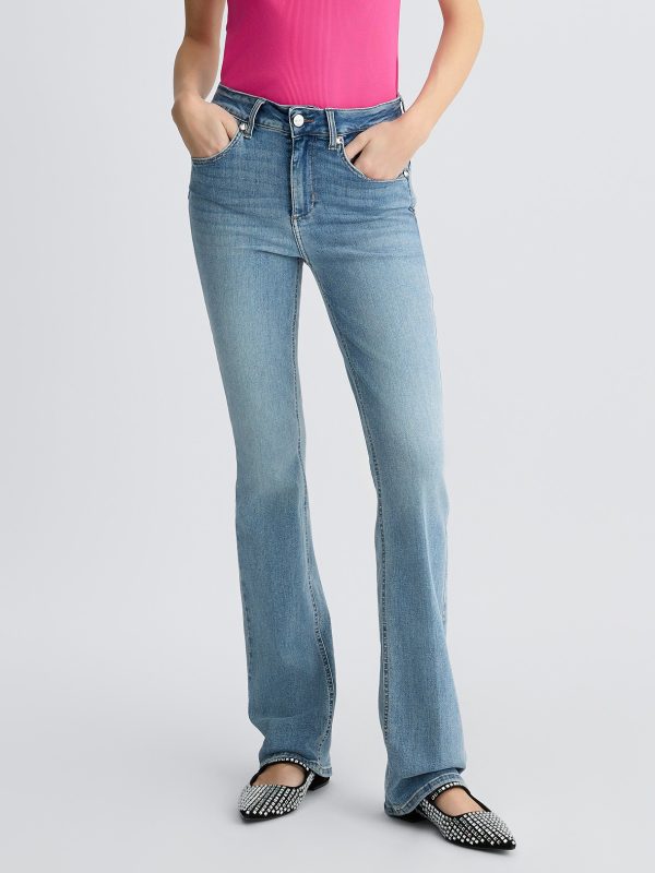 Vaqueros bootcut de talle alto - LIU.JO