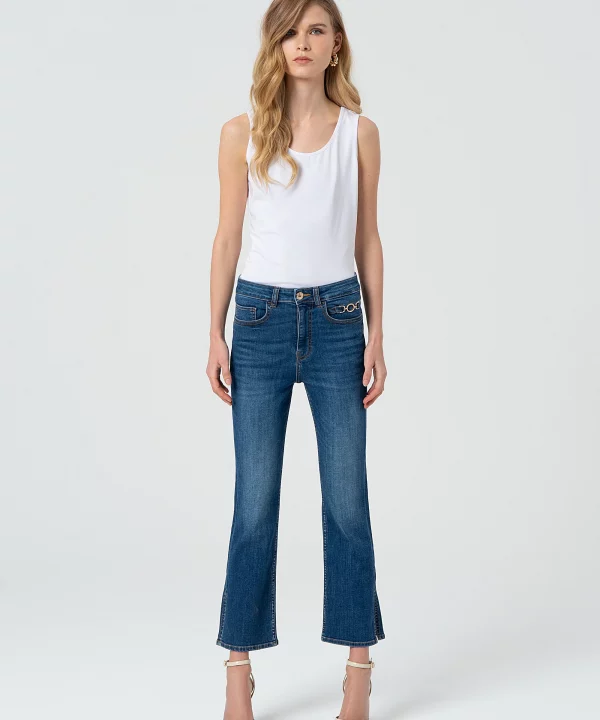 Jeans cropped bootcut - FRACOMINA