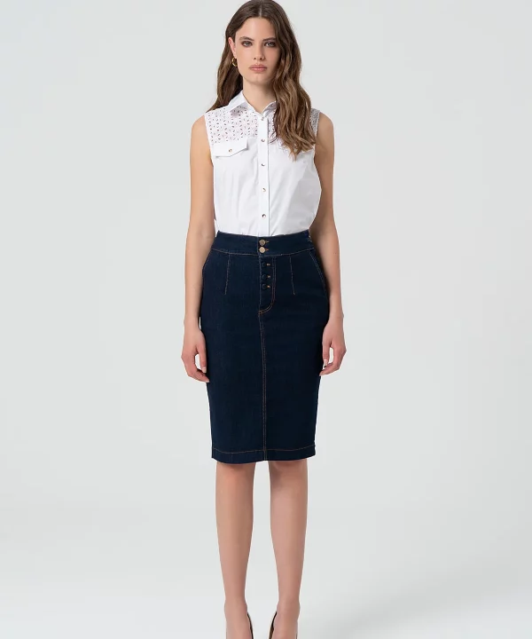 Falda tight fit middle length -FRACOMINA