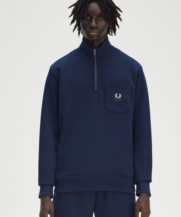 Sudadera bordada - FRED PERRY