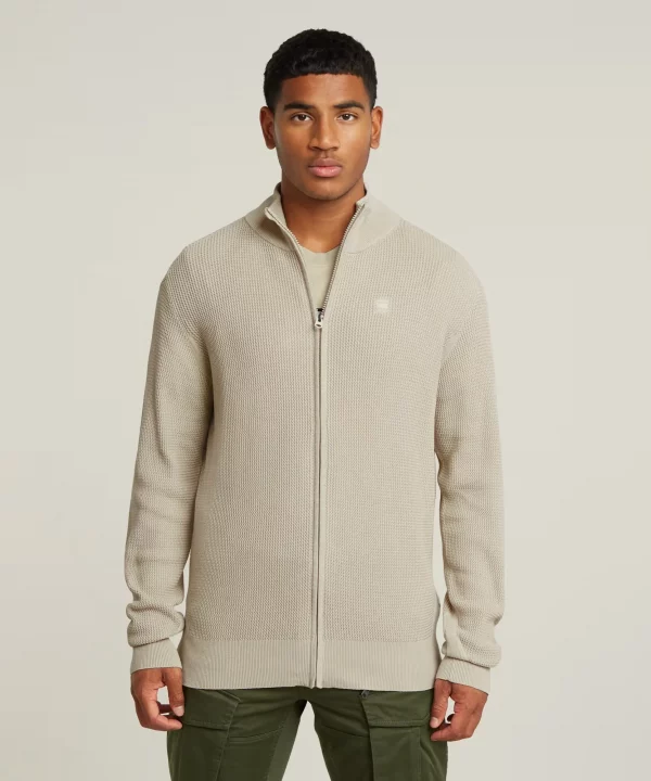 Cárdigan serrated full zip knitted - G-STAR RAW