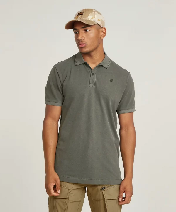 Polo Dunda Overdyed Slim - G-STAR RAW