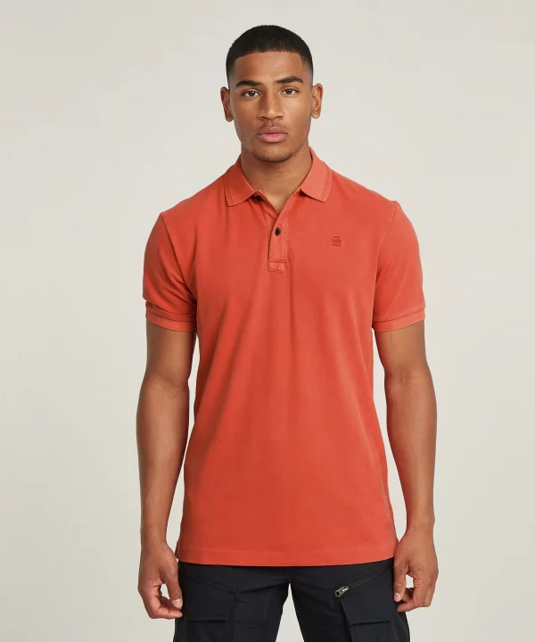 Polo Dunda Overdyed Slim - G-STAR RAW