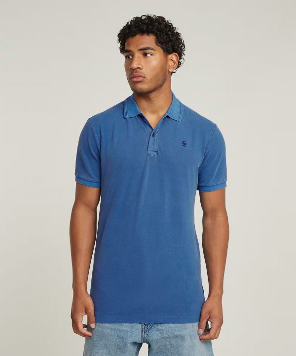 Polo Dunda Overdyed Slim - G-STAR RAW