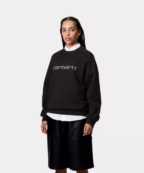 Sudadera W' Rivet Script Sweat - CARHARTT WIP