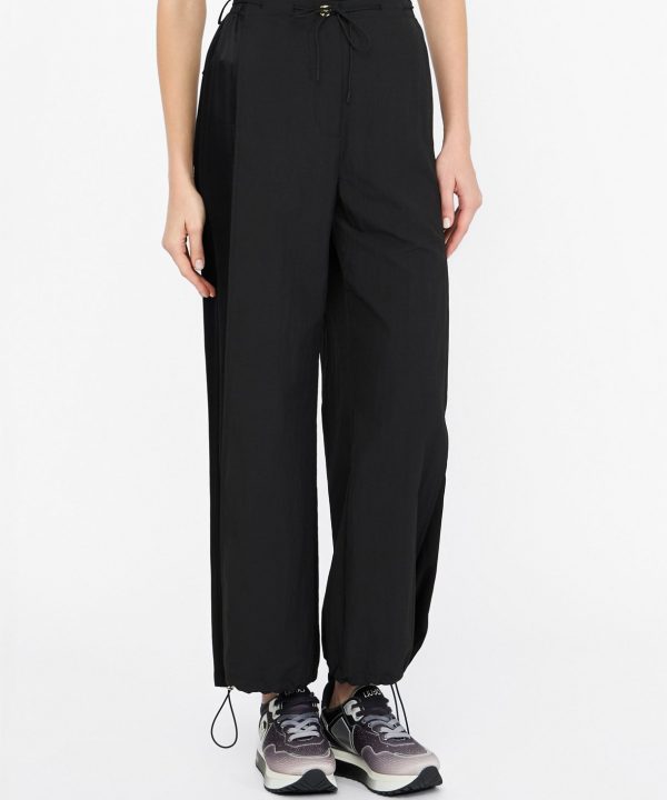 Pantalón de chándal de nailon y raso - LIU.JO