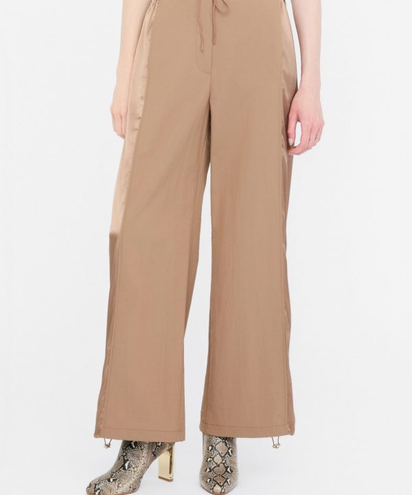 Pantalón de chándal de nailon y raso - LIU.JO