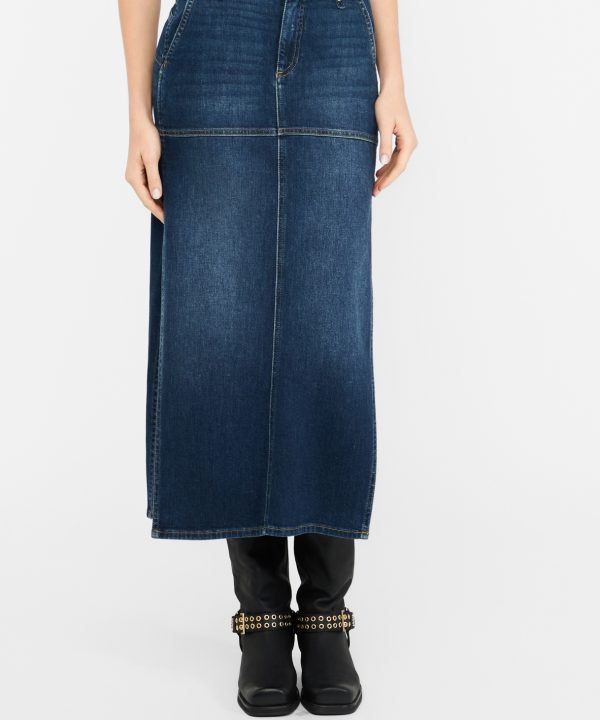 Falda de denim con aberturas - LIU.JO