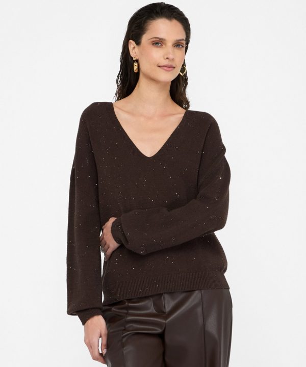 Jersey con microlentejuelas - LIU.JO