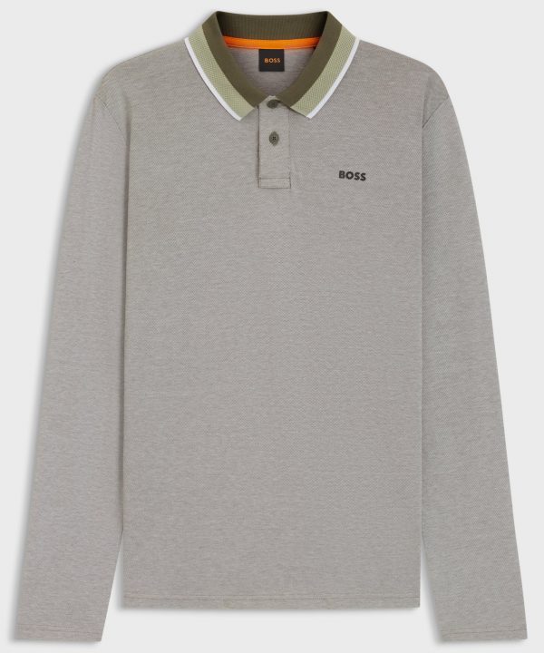 Polo de piqué de algodón - HUGO BOSS
