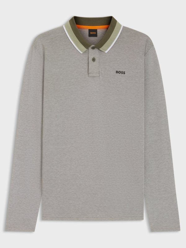 Polo de piqué de algodón - HUGO BOSS