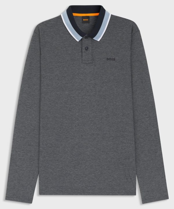 Polo de piqué de algodón - HUGO BOSS