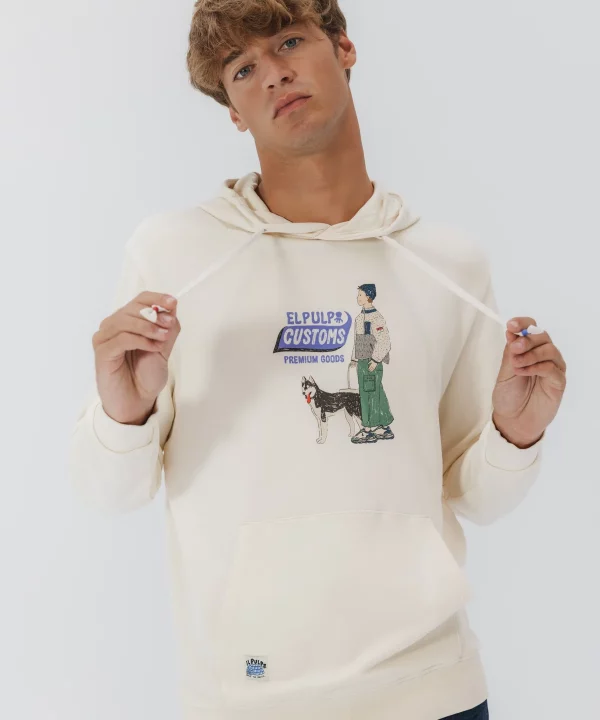 Sudadera capucha customs - EL PULPO