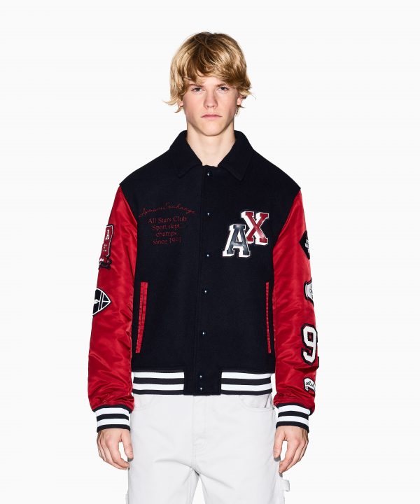 Chaqueta bomber universitaria con parche - ARMANI EXCHANGE