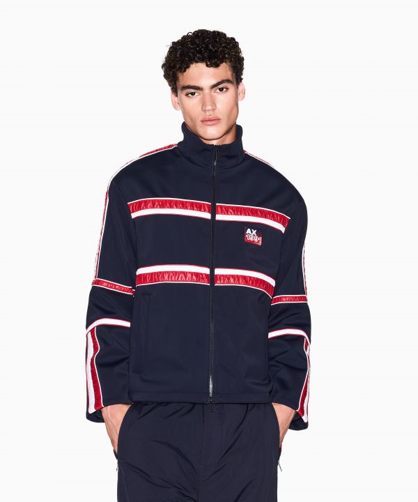 Chaqueta bomber con rayas en contraste - ARMANI EXCHANGE
