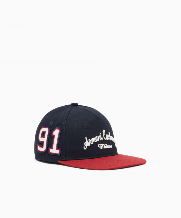 Gorra Cotton twill logo patch - ARMANI EXCHANGE