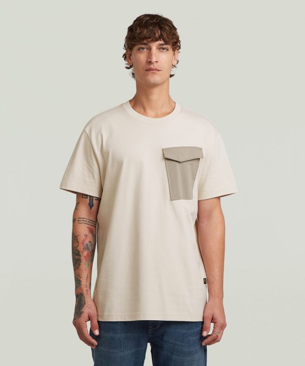 Camiseta Fabric Mix Pocket - G-STAR RAW