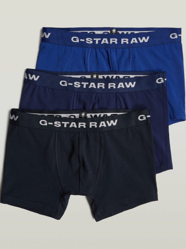 Paquete De Tres Calzoncillos Boxer Blue Tone - G-STAR RAW