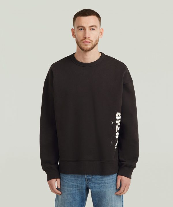 Sudadera Sprayed 89 Graphic Loose - G-STAR RAW