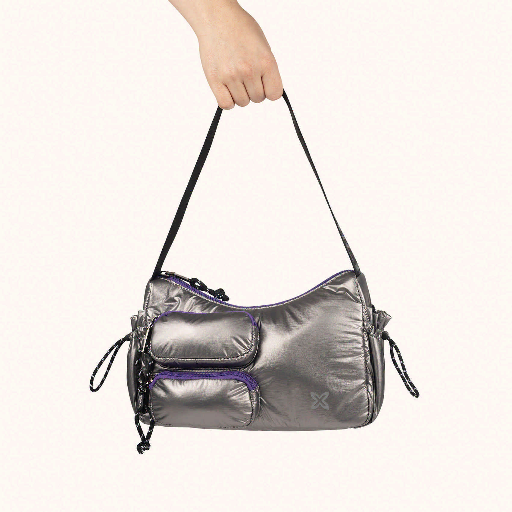 Bolso Glossy Shoulder - MUNICH - Imagen 4