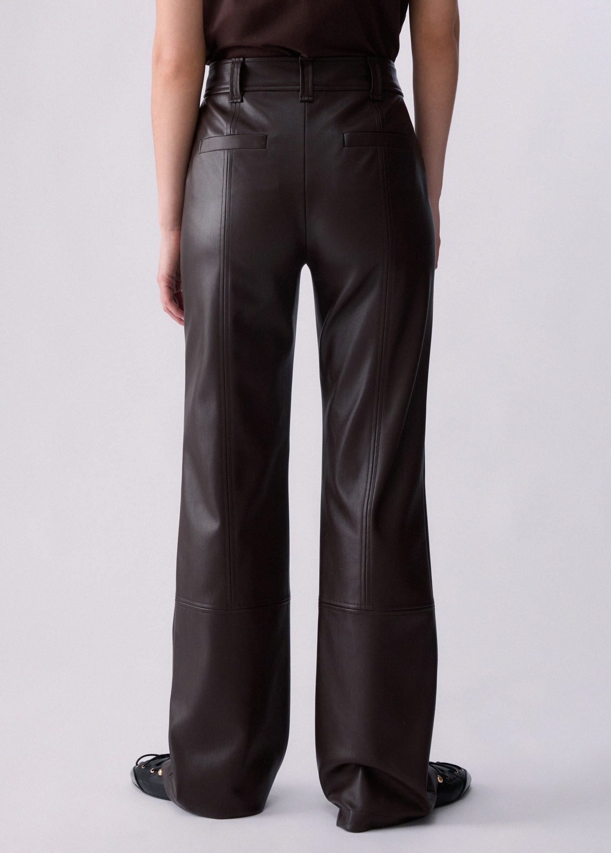 Pantalones en tejido revestido - LIU.JO - Imagen 2