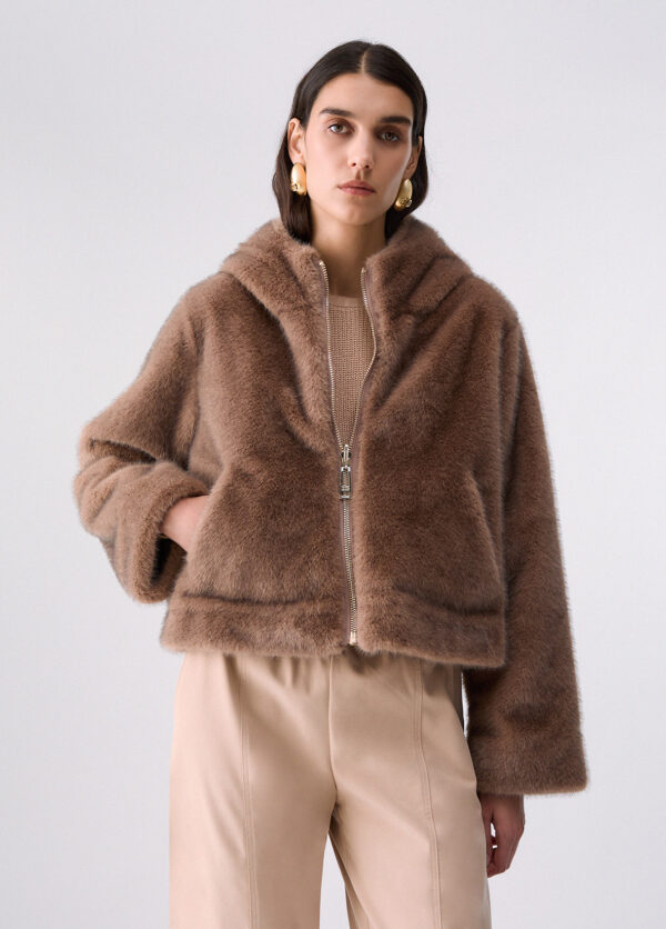 Cazadora reversible en teddy - LIU.JO