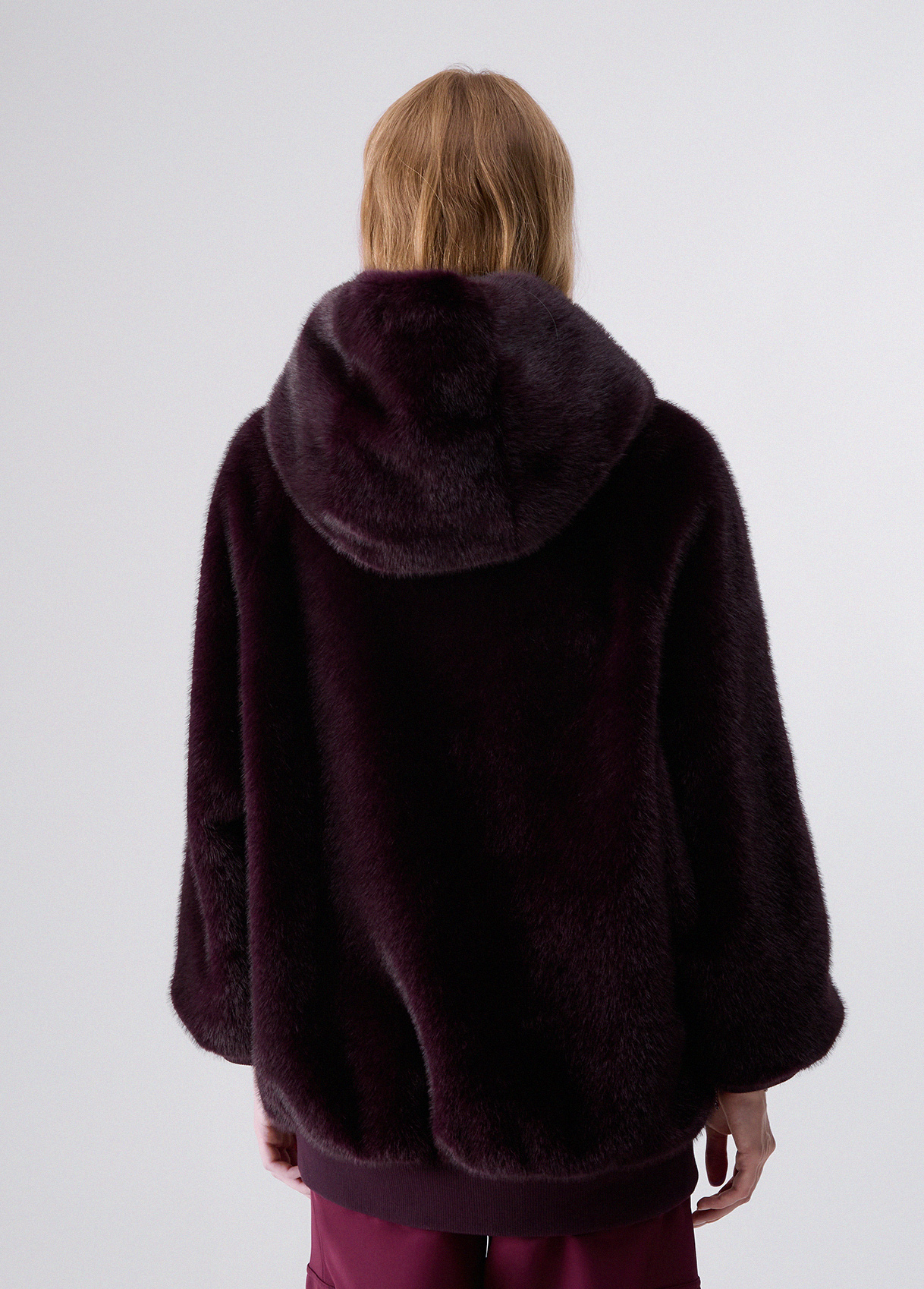 Cazadora oversize en teddy - LIU.JO - Imagen 2