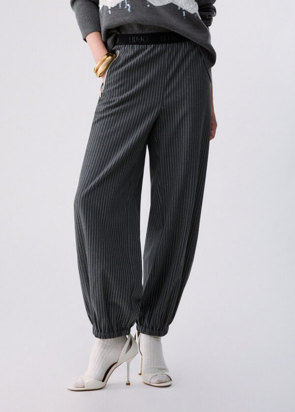 Pantalones joggings de raya diplomática - LIU.JO