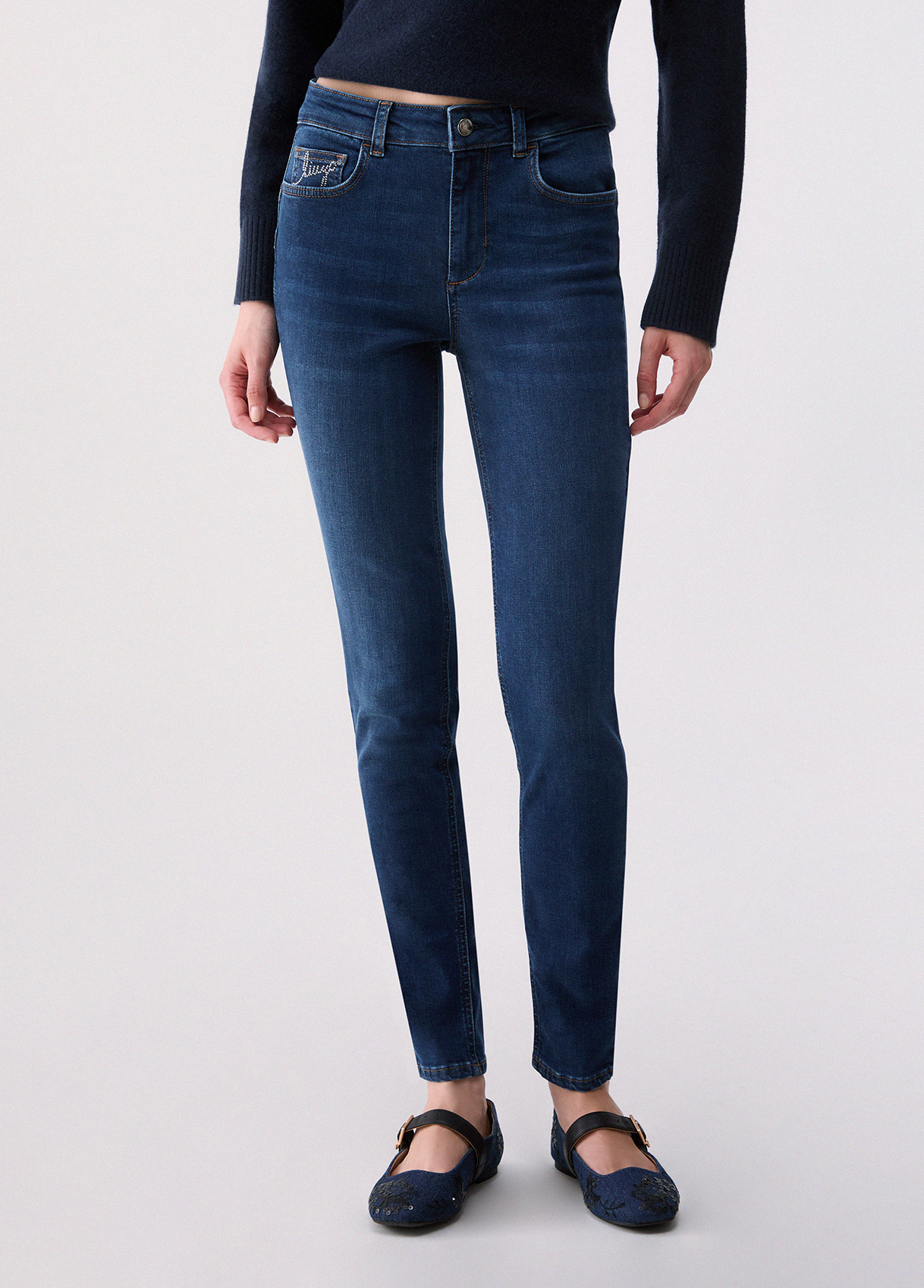 Jeans skinny con aplicaciones - LIU.JO