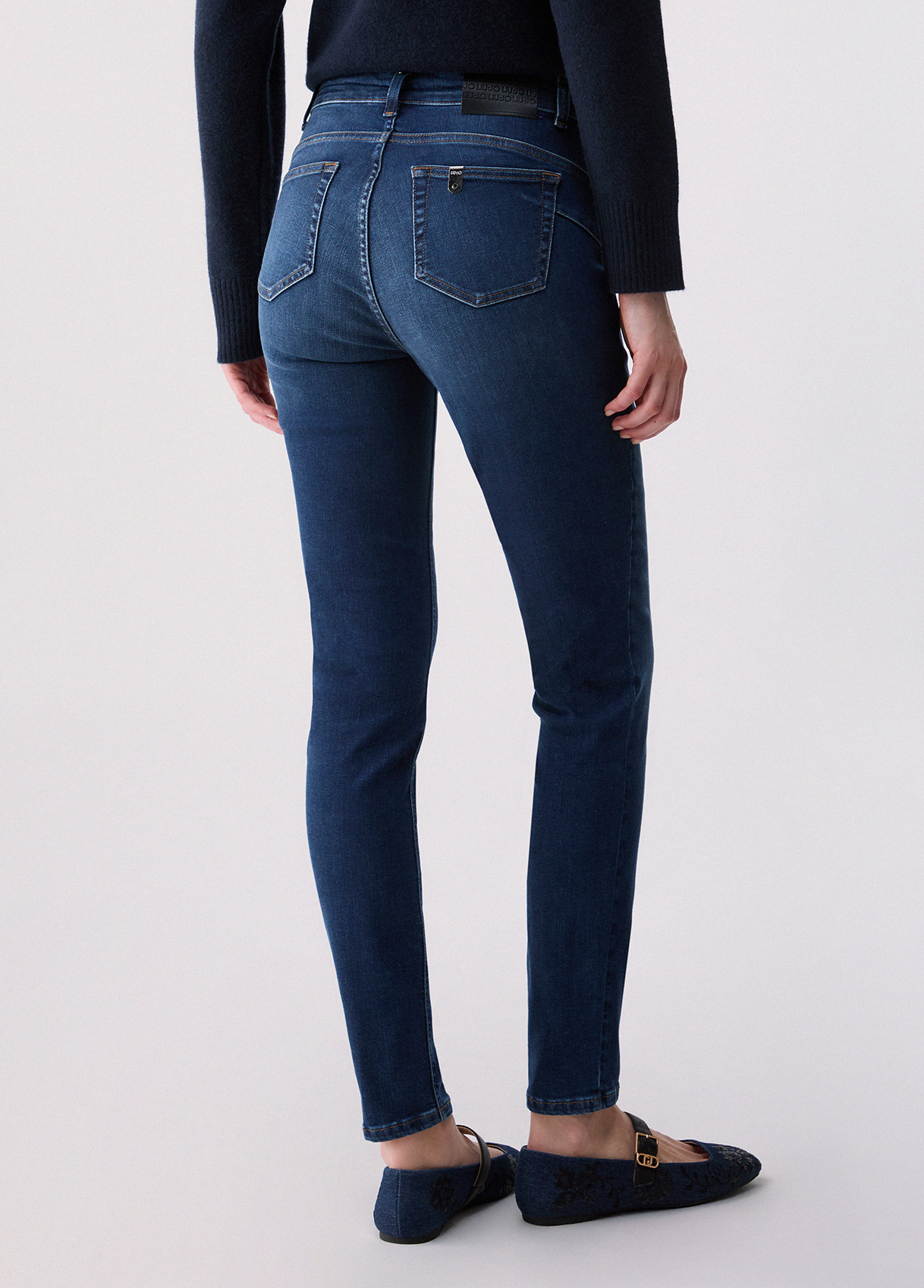 Jeans skinny con aplicaciones - LIU.JO - Imagen 2