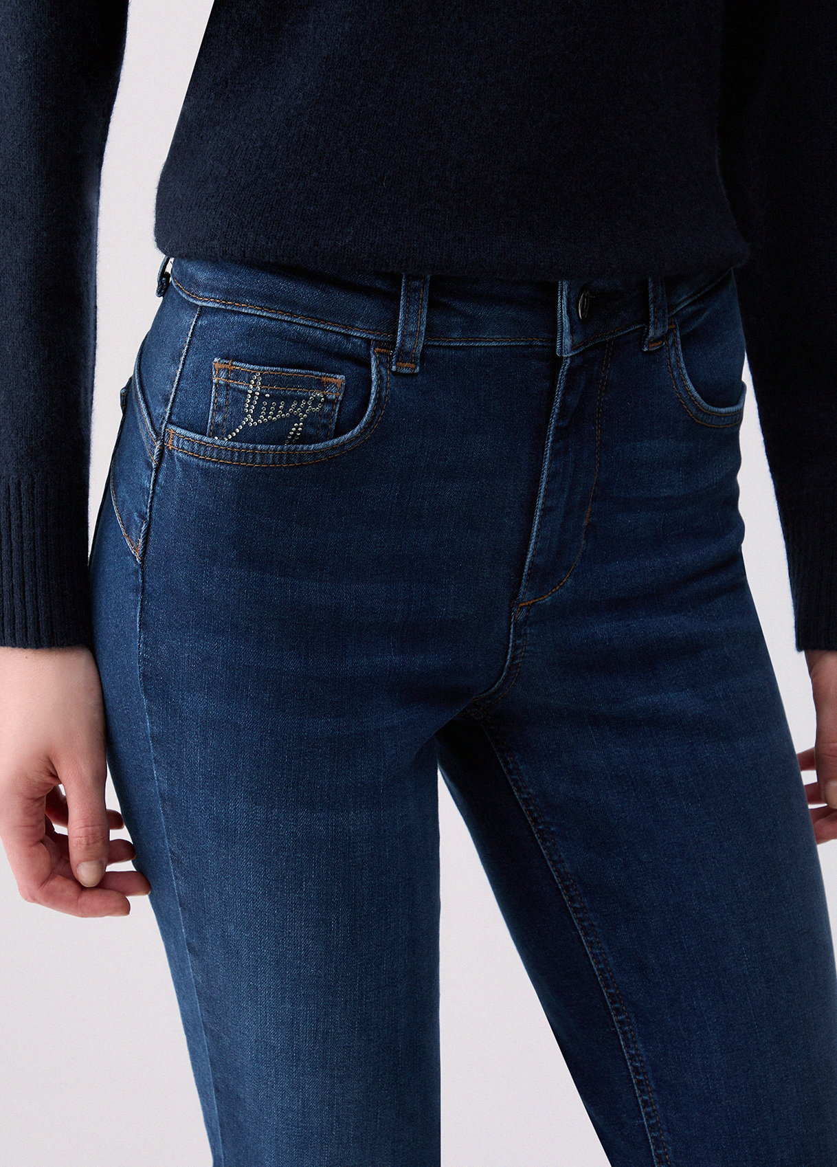 Jeans skinny con aplicaciones - LIU.JO - Imagen 3