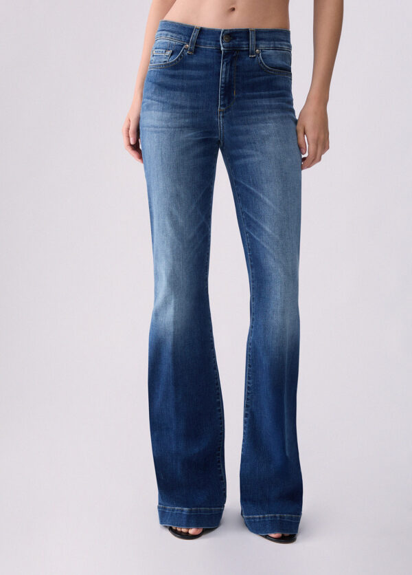Jeans flare con strass - LIU.JO