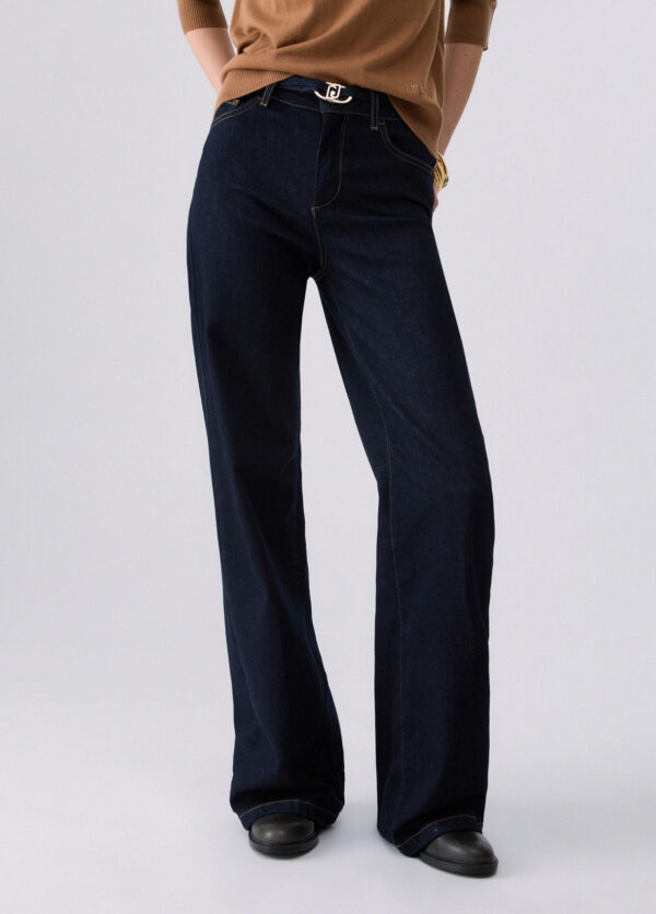 Jeans flare con cinturón - LIU.JO