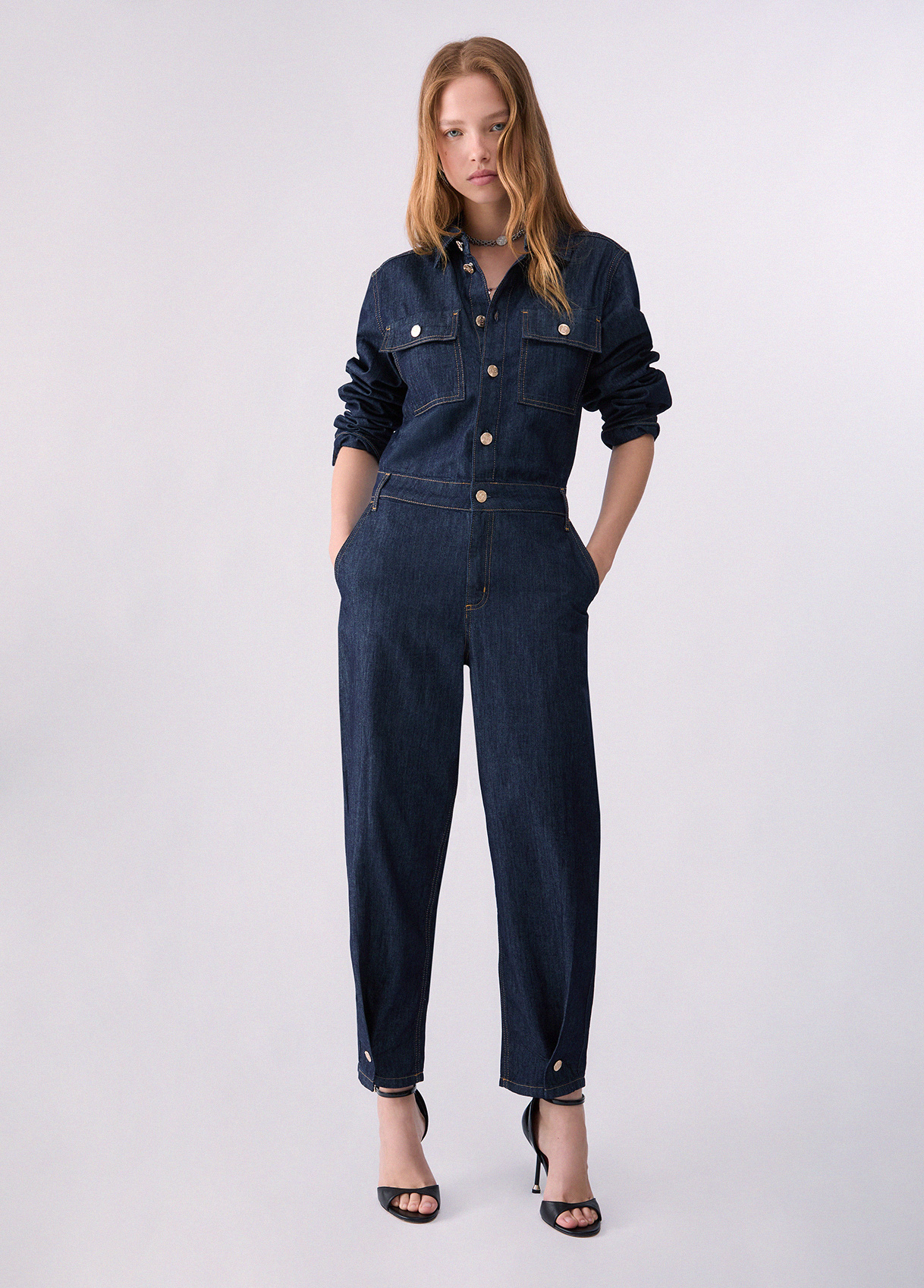 Mono larga en denim - LIU.JO