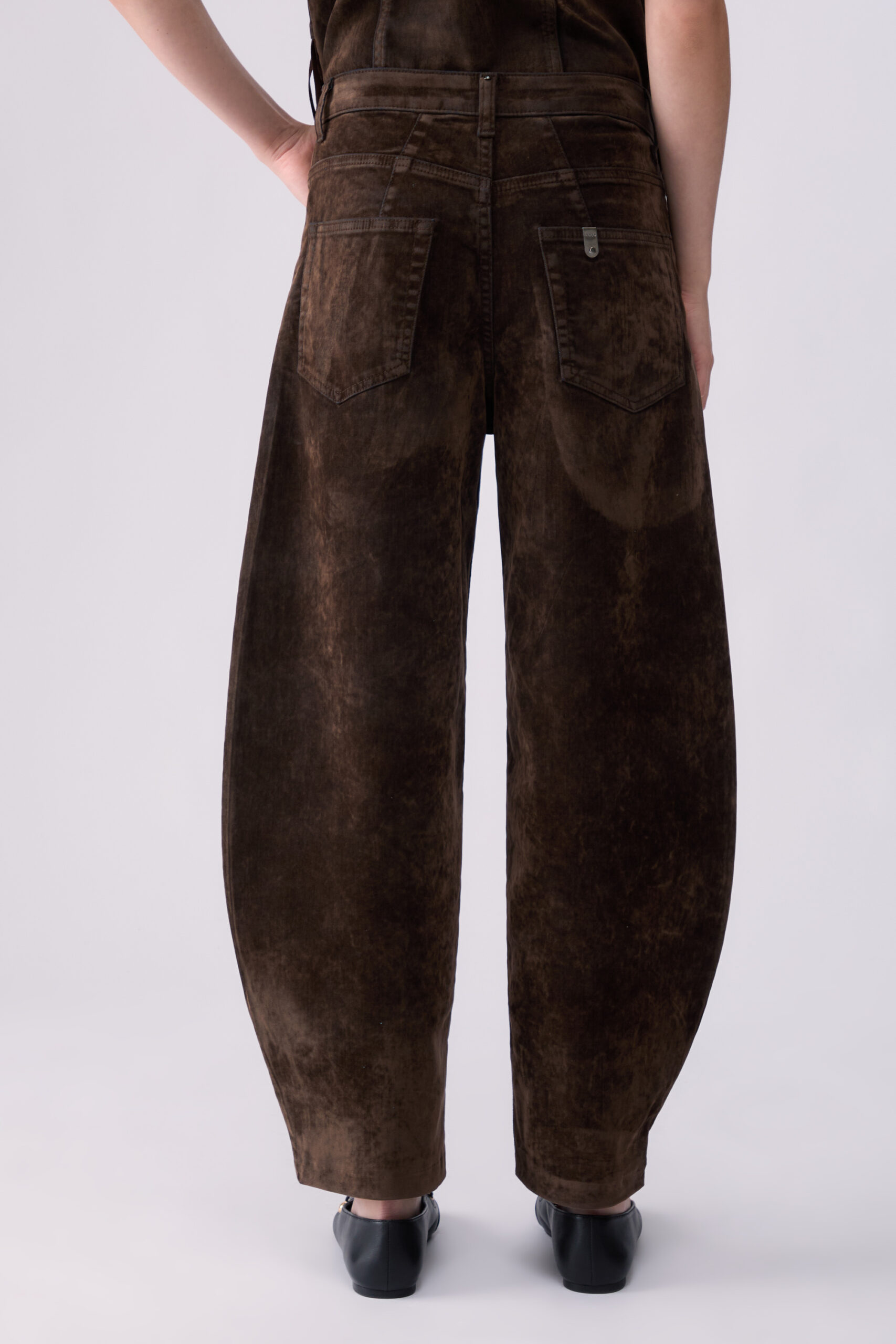 Pantalones balloon en terciopelo - LIU.JO - Imagen 2