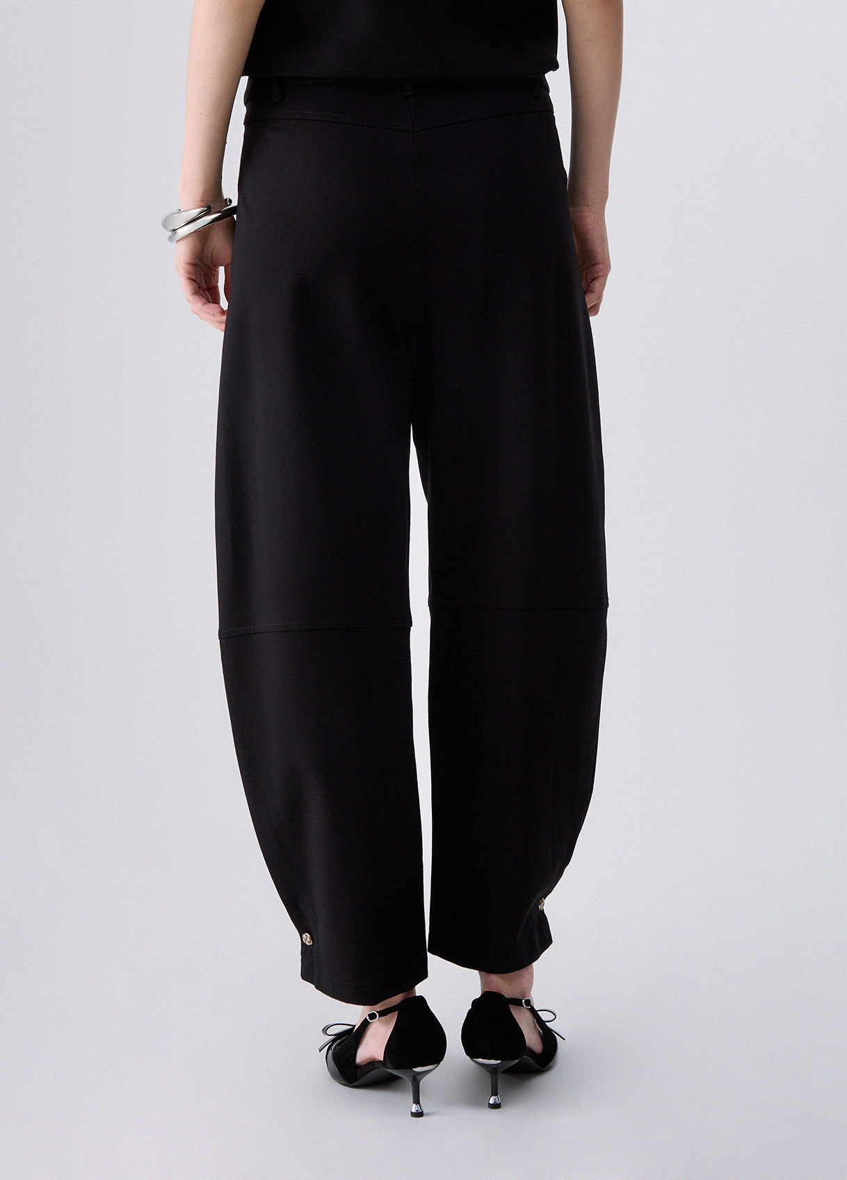 Pantalones balloon en punto milano - LIU.JO - Imagen 2