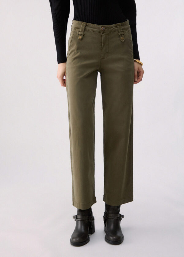 Pantalones flare cropped - LIU.JO
