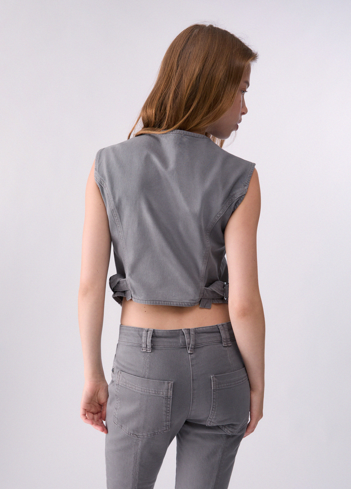 Chaleco slim fit asimétrico - LIU.JO - Imagen 2