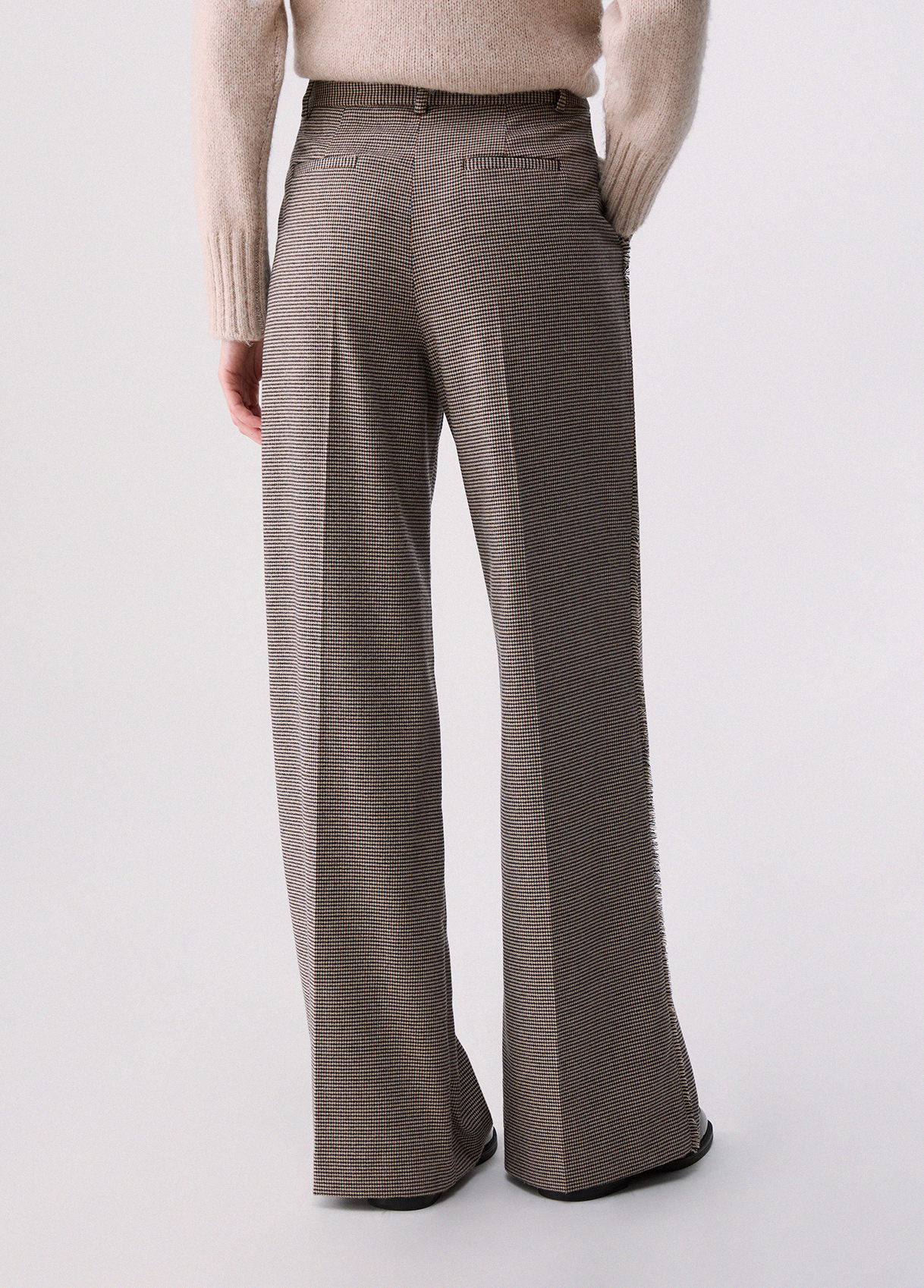 Pantalón largo en pata de gallo - LIU.JO - Imagen 2